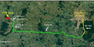 Imóvel 2746664 [''] - ['Lote Rural 18/B (Subdivisão do Lote 18 - Remanescente), da Gleba 16/C, do Projeto Integrado de Colonização Ouro Preto'] ['Jardim Aeroporto'] - ['Ouro Preto Do Oeste']/['RO'] - 1